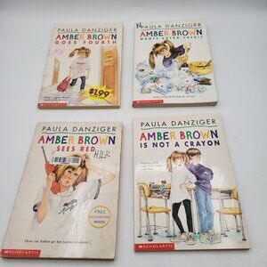 Amber Brown by Paula Danzieger Lot of 4 Chapter Books - CB062